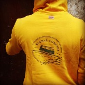 Sudadera surfera - On The Road Again -  Amarillo